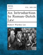 An Introduction to Roman-Dutch Law