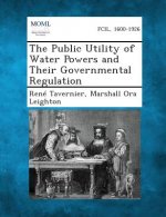 The Public Utility of Water Powers and Their Governmental Regulation