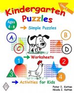 Kindergarten Puzzles - Level 1: Simple Puzzles, Worksheets, And Activities For Kids