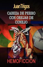 Cabeza de perro con orejas de conejo