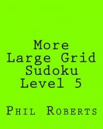 More Large Grid Sudoku Level 5: Medium to Moderate Sudoku Puzzles