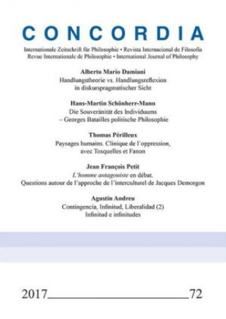 Concordia - Internationale Zeitschrift für Philosophie Band 72