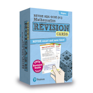 Pearson REVISE AQA GCSE Maths Higher Revision Cards (with free online Revision Guide) - 2023 and 2024 exams