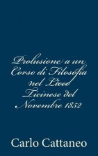 Prolusione a un Corso di Filosofia nel Liceo Ticinese del Novembre 1852