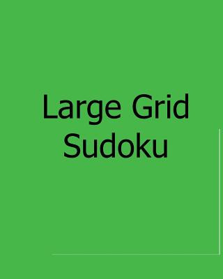 Large Grid Sudoku: Fun, Large Print Sudoku Puzzles