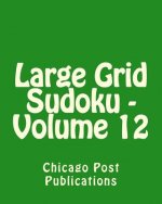 Large Grid Sudoku - Volume 12: Fun, Large Grid Sudoku Puzzles