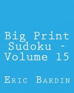 Big Print Sudoku - Volume 15: Fun, Large Print Sudoku Puzzles