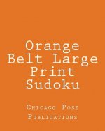 Orange Belt Large Print Sudoku: 80 Easy to Read, Large Print Sudoku Puzzles