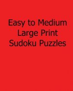 Easy to Medium Large Print Sudoku Puzzles: Easy to Read, Large Grid Sudoku Puzzles