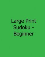 Large Print Sudoku - Beginner: Fun, Large Print Sudoku Puzzles