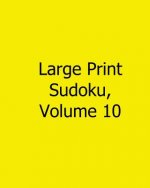 Large Print Sudoku, Volume 10: Fun, Large Print Sudoku Puzzles