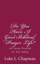 Do You Have A Good Biblical Prayer Life?: As Jesus Prayed In The Bible