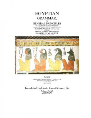 Egyptian Grammar, or General Principles of Egyptian Sacred Writing: The Foundation of Egyptology translated for the first time into English