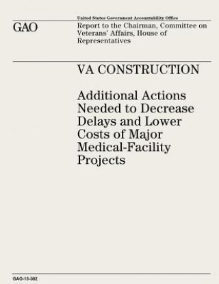 VA Construction: Additional Actions Needed to Decrease Delays and Lower Costs of Major Medical-Facility Projects