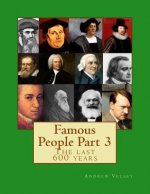 Famous People Part 3: The last 600 years