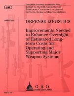 Defense Logistics: Improvements Needed to Enhance Oversight of Estimated Longterm Costs for Operating and Supporting Major Weapon Systems