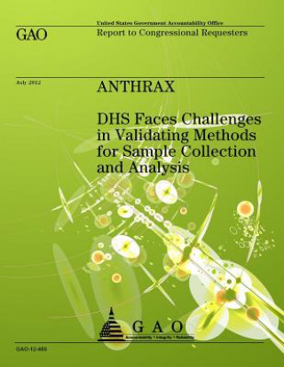 Anthrax: DHS Faces Challenges in Validating Methods for Sample Collection and Analysis