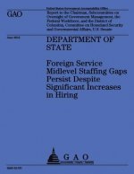 Department of State: Foreign Service Midlevel Staffing Gaps Persist Despite Significant Increases in Hiring