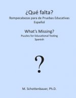 ?Qué falta? Rompecabezas para de Pruebas Educativas: Espa?ol