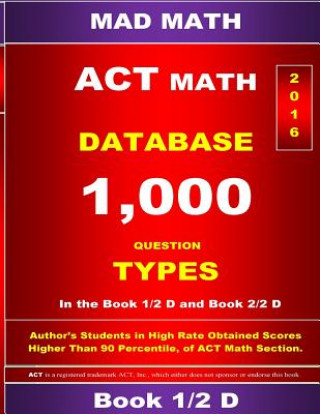 ACT Math Database 1-2 D
