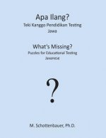 APA Ilang? Teki Kanggo Pendidikan Testing: Jawa