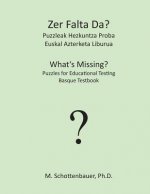 Zer Falta Da? Puzzleak Hezkuntza Proba: Euskal Azterketa Liburua