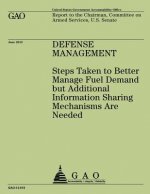 Defense Management: Steps Taken to Better Manage Fuel Demand but Additional Information Sharing Mechanisms Are Needed