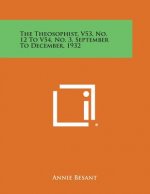 The Theosophist, V53, No. 12 to V54, No. 3, September to December, 1932