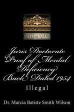 Juris Doctorate Proof of Mental Deficiency Back Dated 1954: Illegal