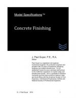 Model Specifications: Concrete Finishing