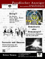 Preussischer Anzeiger: Das politische Monatsmagazin - Ausgabe März / April 2014