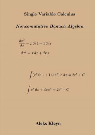 One Variable Calculus: Banach Algebra