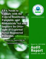 EPA Needs to Comply with the Federal Insecticide, Fungicide, and Rodenticide Act and Improve Its Oversight of Exported Never-Registered Pesticides