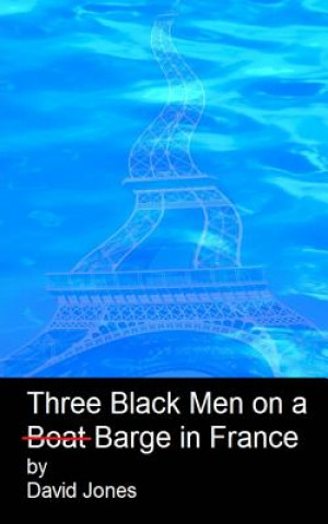 Three black men on a boat barge in France