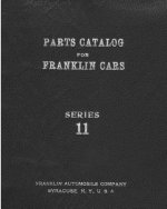 Parts Catalog for Franklin cars Series 11