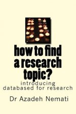 How to Find a Research Topic?: Introduction to Databases for Finding a Topic