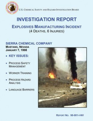 Investigation Report: Explosives Manufacturing Incident: (4 Deaths, 6 Injuries)