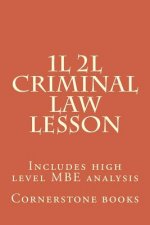 1L 2L Criminal Law Lesson: Includes high level MBE analysis