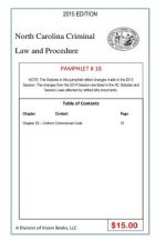 North Carolina Criminal Law and Procedure-Pamphlet 18