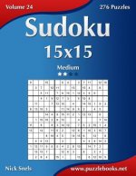 Sudoku 15x15 - Medium - Volume 24 - 276 Puzzles