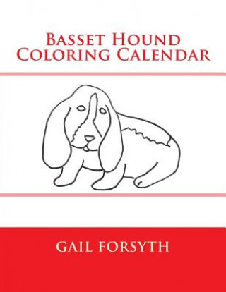 Basset Hound Coloring Calendar