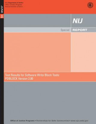 Test Results for Software Write Block Tools: PDBLOCK Version 2.00