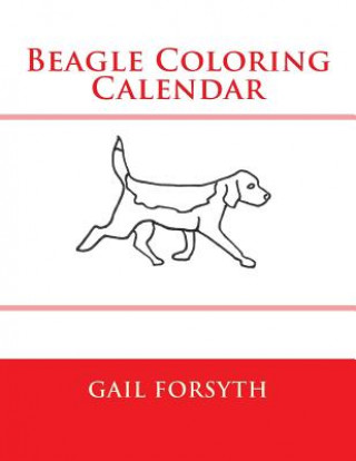 Beagle Coloring Calendar