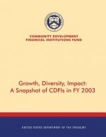 Growth, Diversity, Impact: A Snapchat of CDFIs in FY 2003