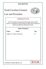 North Carolina Criminal Law and Procedure-Pamphlet 53