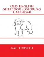 Old English Sheepdog Coloring Calendar