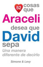 52 Cosas Que Araceli Desea Que David Sepa: Una Manera Diferente de Decirlo