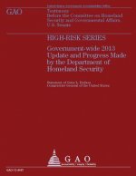 Testimony Before the Committee on Homeland Security and Governmental Affairs, U.S Senate: High Risk Series