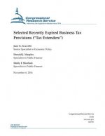 Selected Recently Expired Business Tax Provisions (