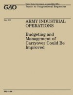 Army Industrial Operations: Budgeting and Management of Carryover Could Be Improved